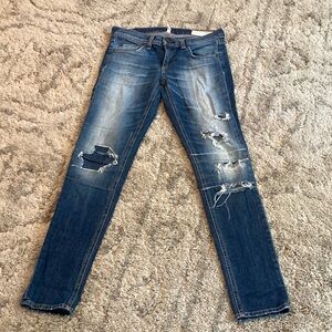 Rag & Bone “the Dre” distressed jeans